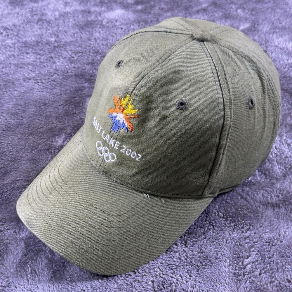 Salt Lake 2002 Olympics Men's Baseball Cap Hat Adult Snapback Ceremonies OSFM